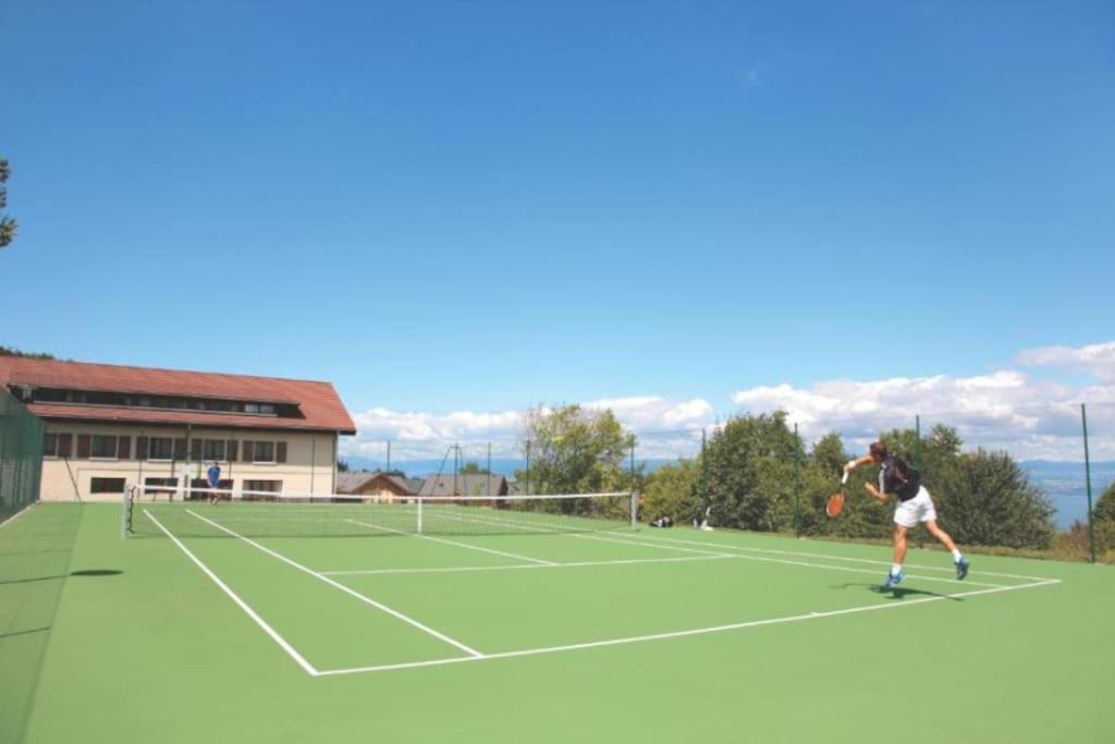 Le Garden - Ski - Vue Lac - Piscine - Parking - Evian - Thonon - Lugrin Dış mekan fotoğraf