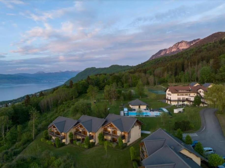 Le Garden - Ski - Vue Lac - Piscine - Parking - Evian - Thonon - Lugrin Dış mekan fotoğraf