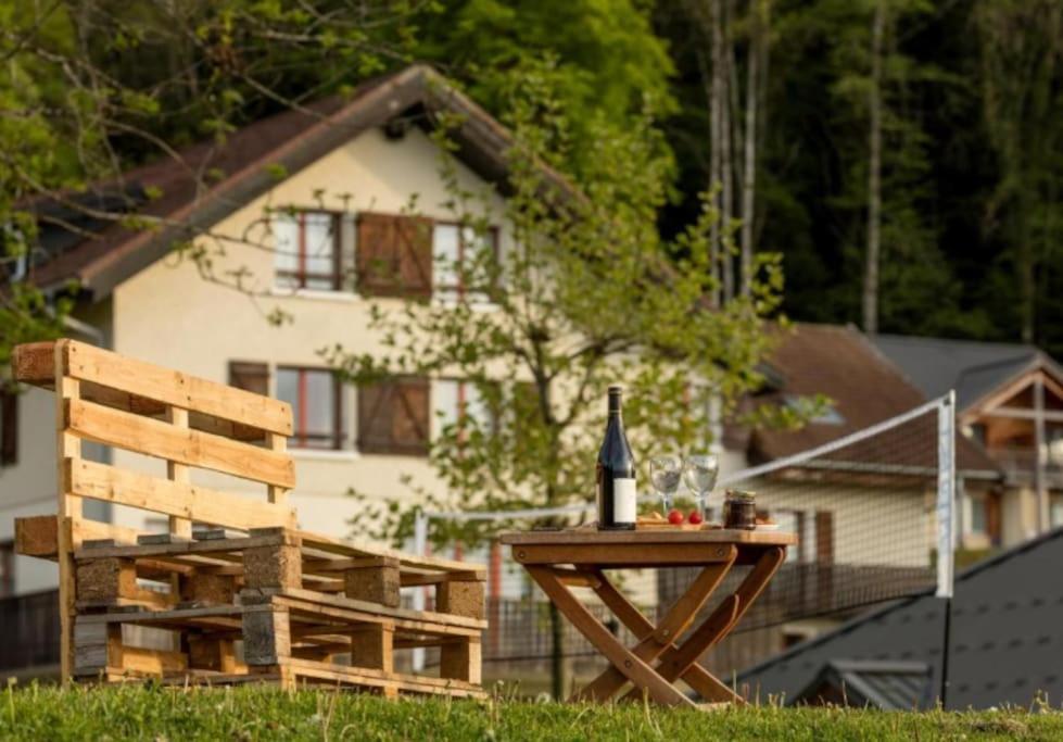 Le Garden - Ski - Vue Lac - Piscine - Parking - Evian - Thonon - Lugrin Dış mekan fotoğraf
